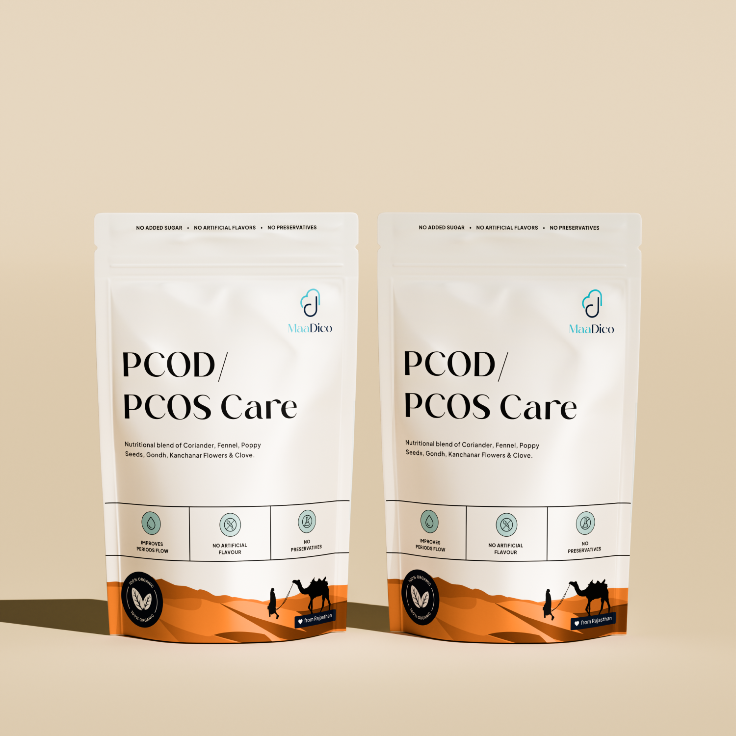 Double Pack of  Cure PCOS/PCOD Tea